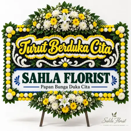 Papan Bunga Duka Luwu